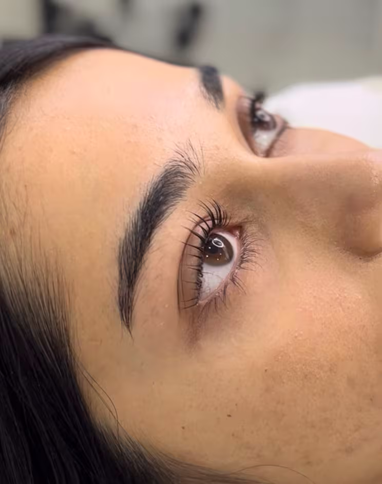 Lash lift results at Browhaus Sydney