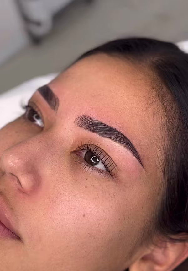 Korean Lash Lift - Before and after result